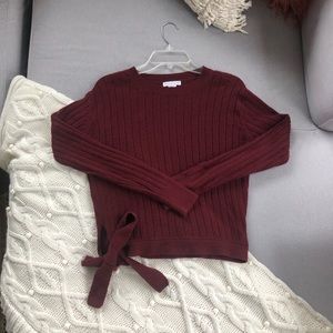 Super warm maroon sweater